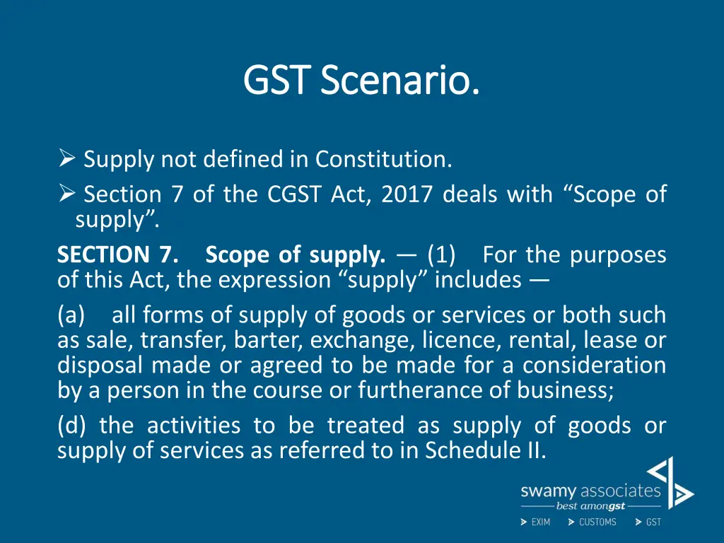 gst scenario gst scenario 2
