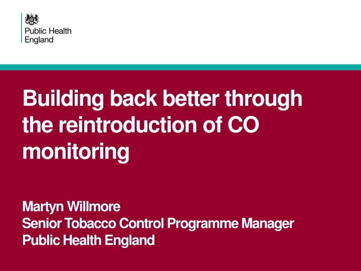 building back better through the reintroduction