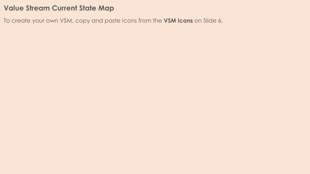 value stream current state map