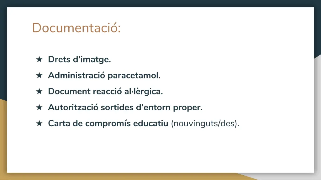 documentaci