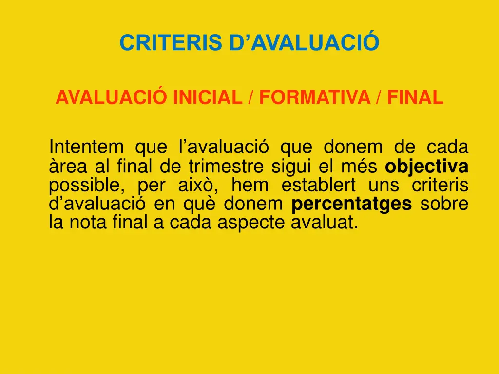 criteris d avaluaci