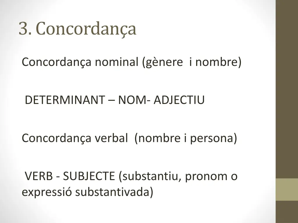 3 concordan a
