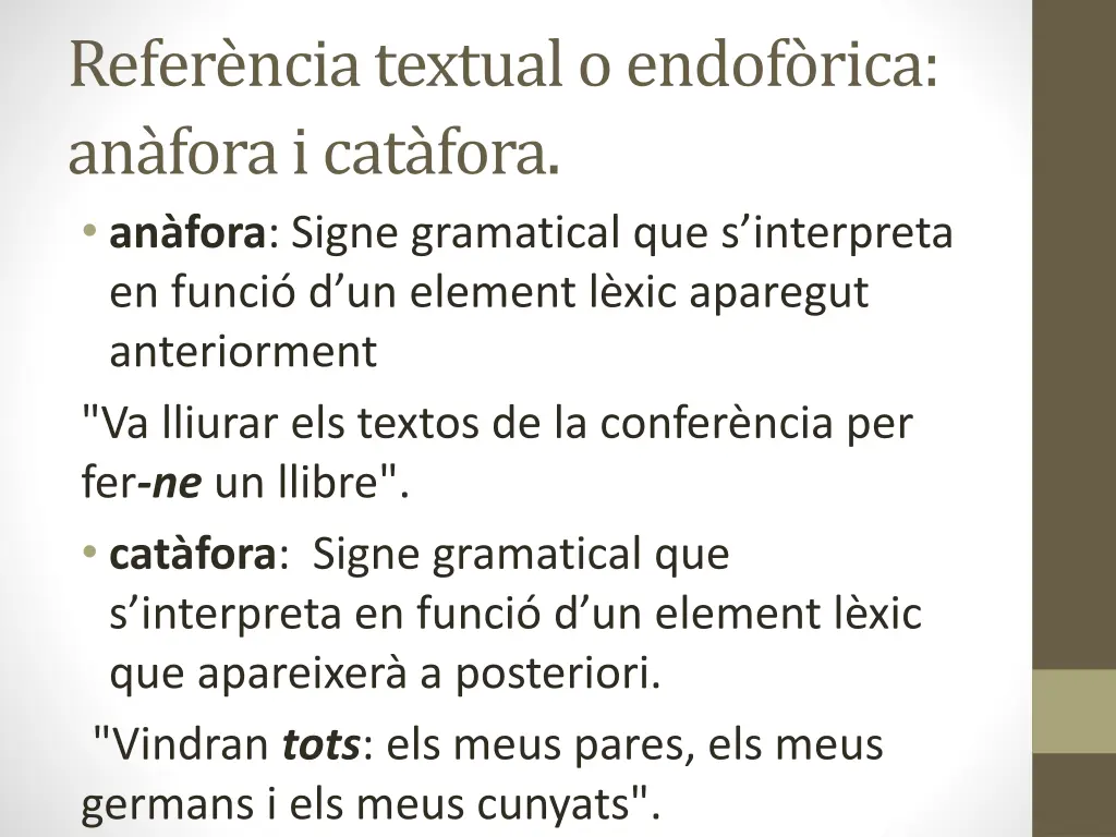 refer ncia textual o endof rica an fora