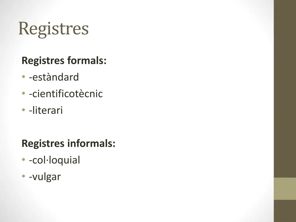 registres