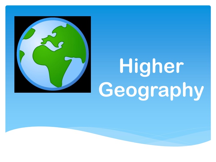 higher geography