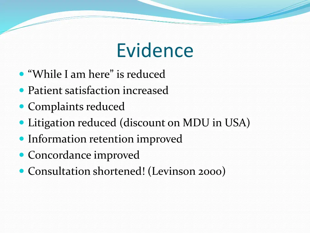 evidence