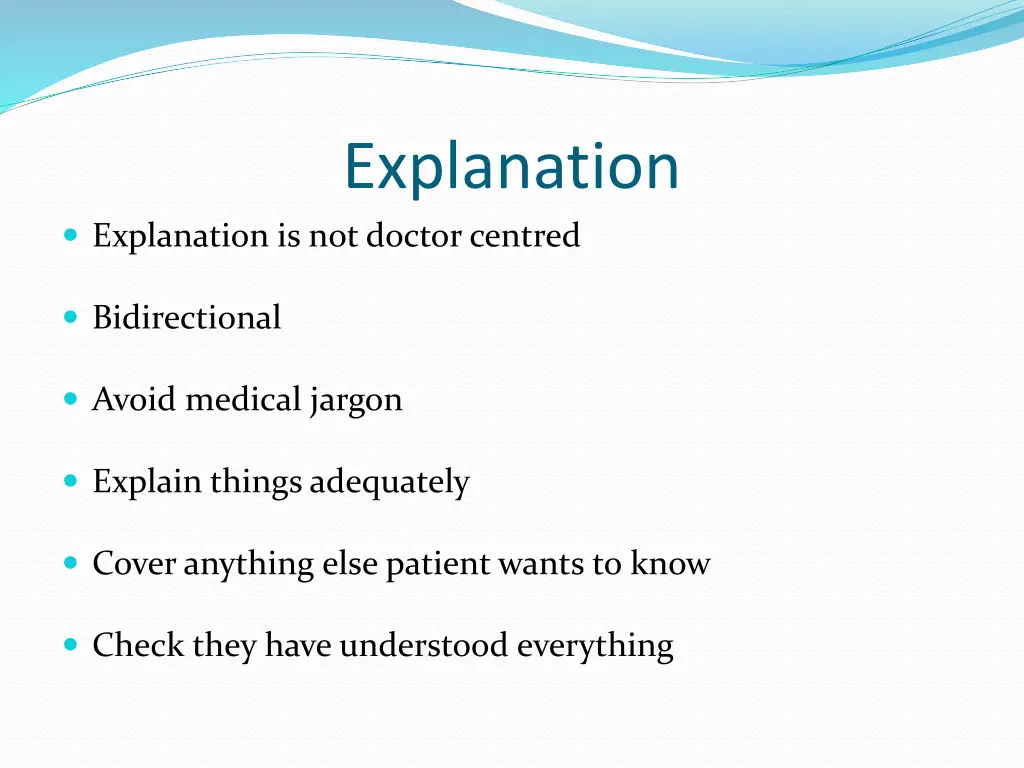 explanation