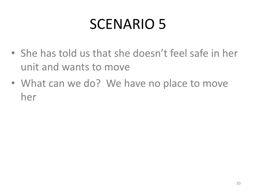 scenario 5