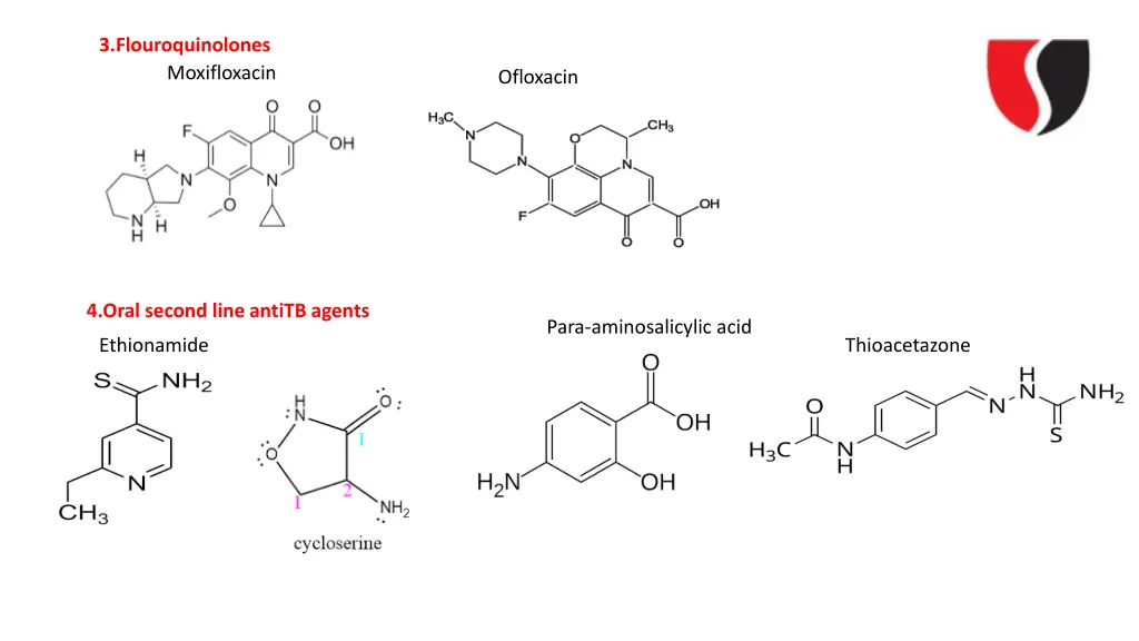 3 flouroquinolones