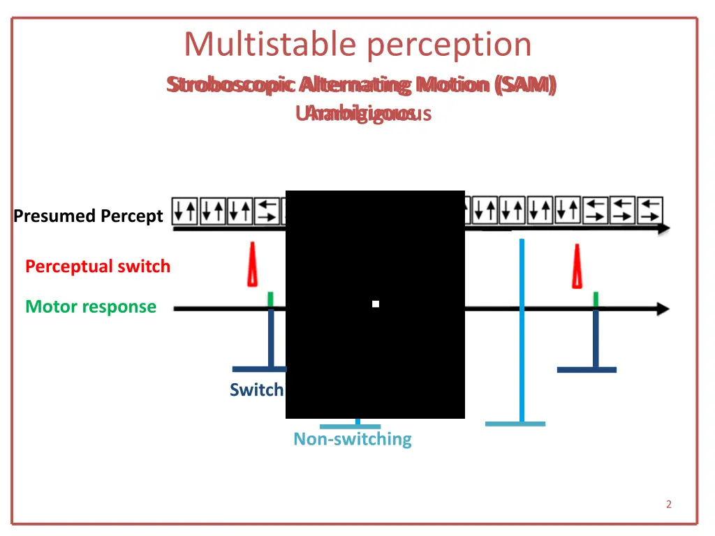multistable perception stroboscopic alternating
