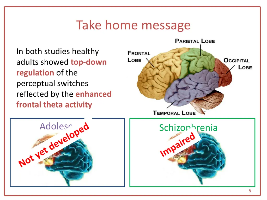 take home message