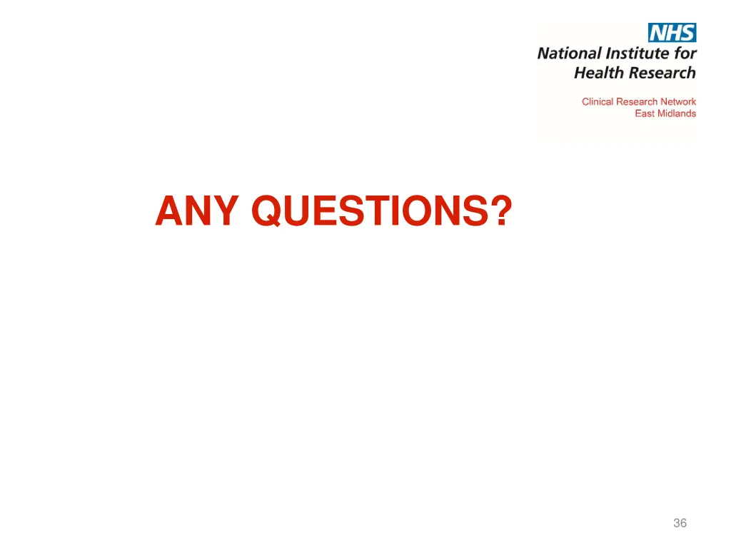 any questions