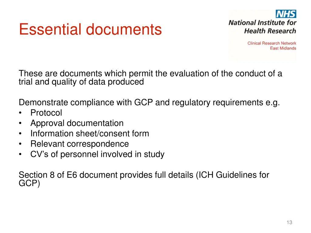 essential documents
