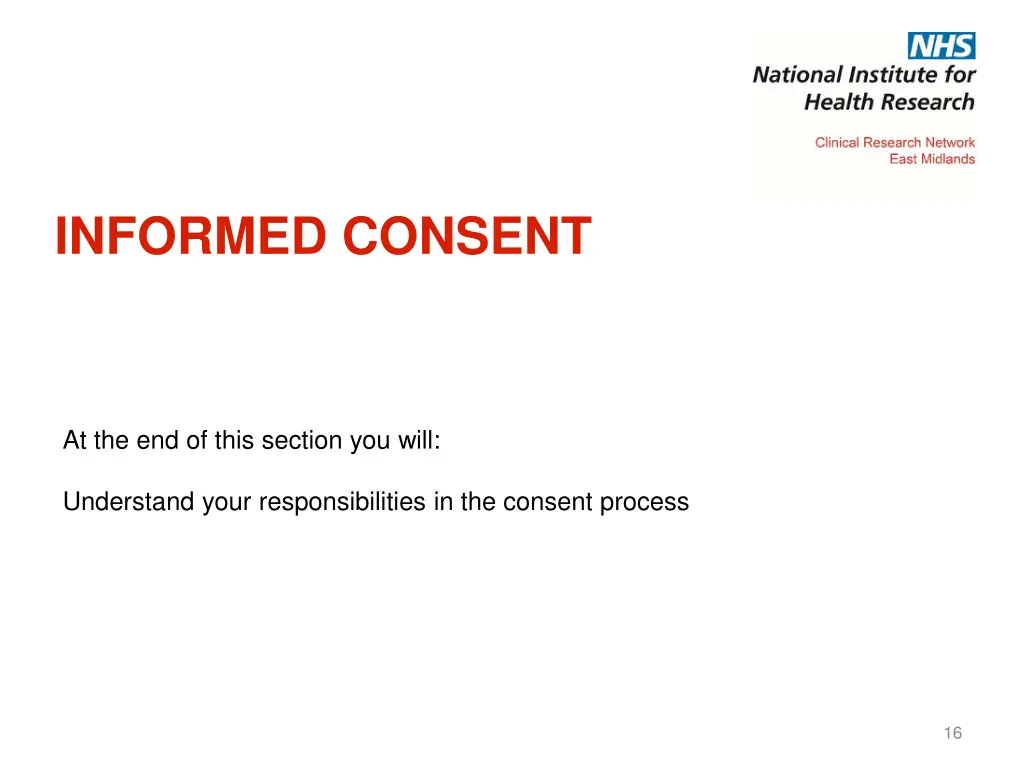 informed consent