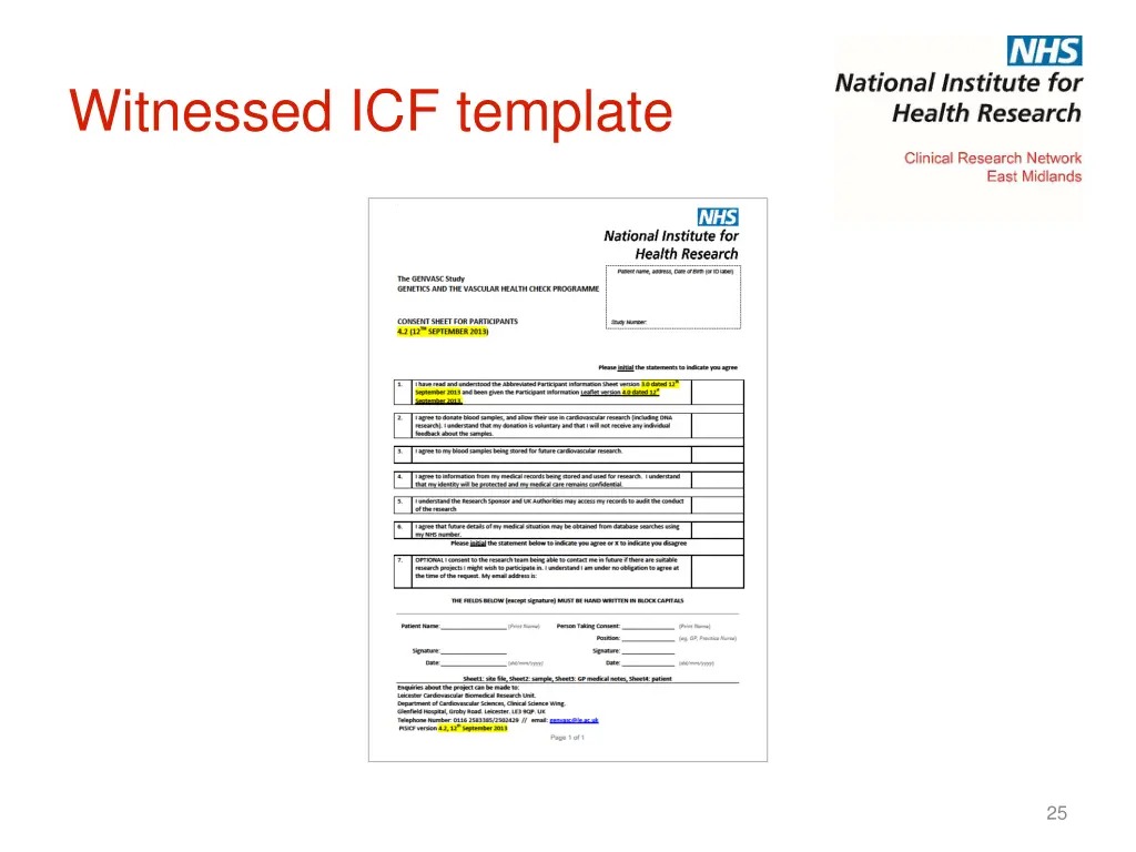 witnessed icf template