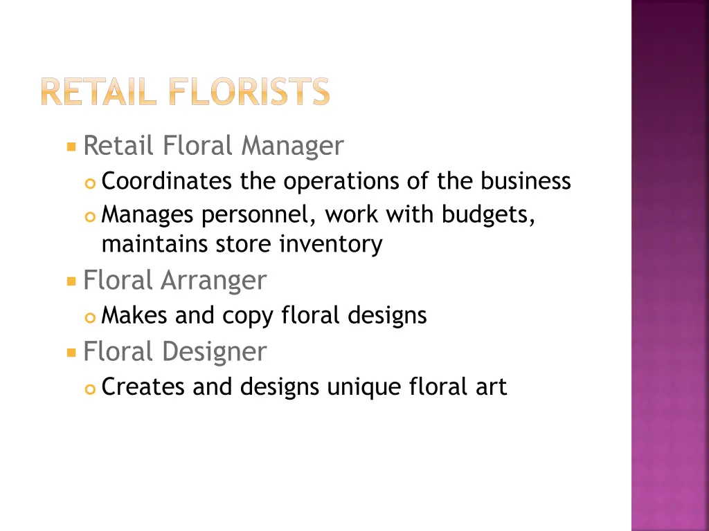 retail florists 1
