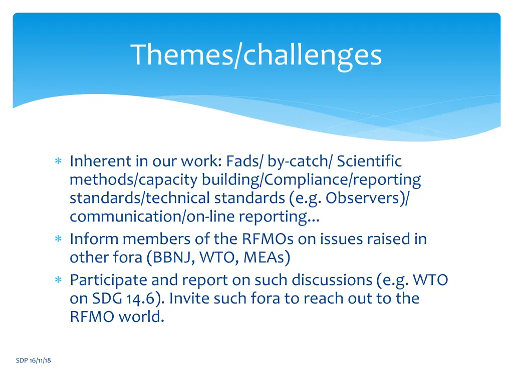themes challenges