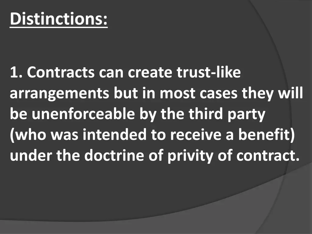 distinctions