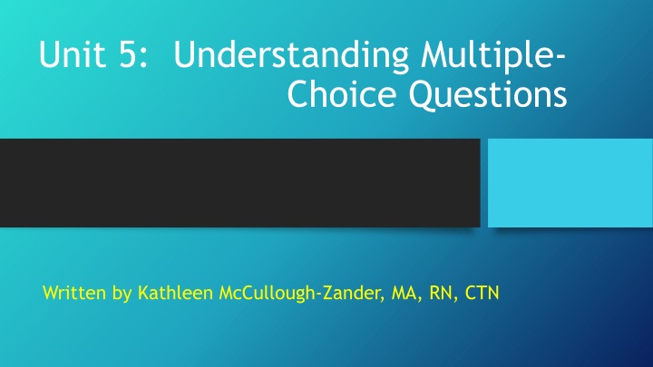 unit 5 understanding multiple choice questions