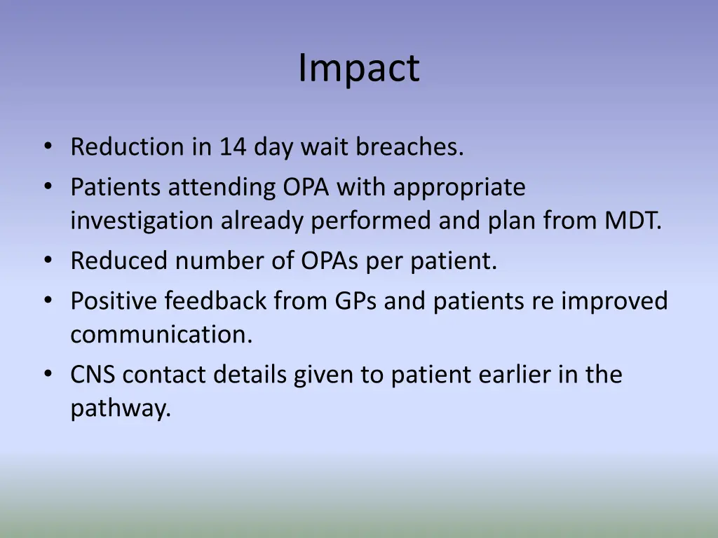 impact
