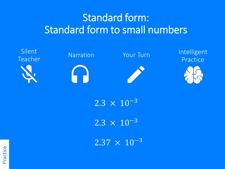 standard form standard form