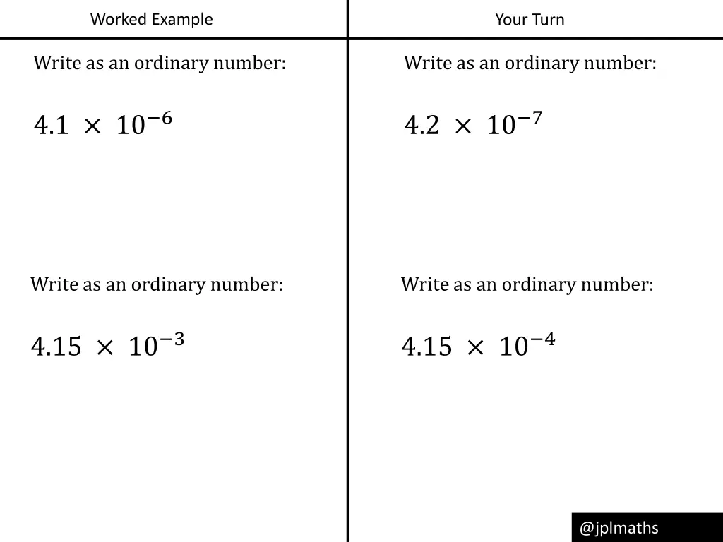 worked example