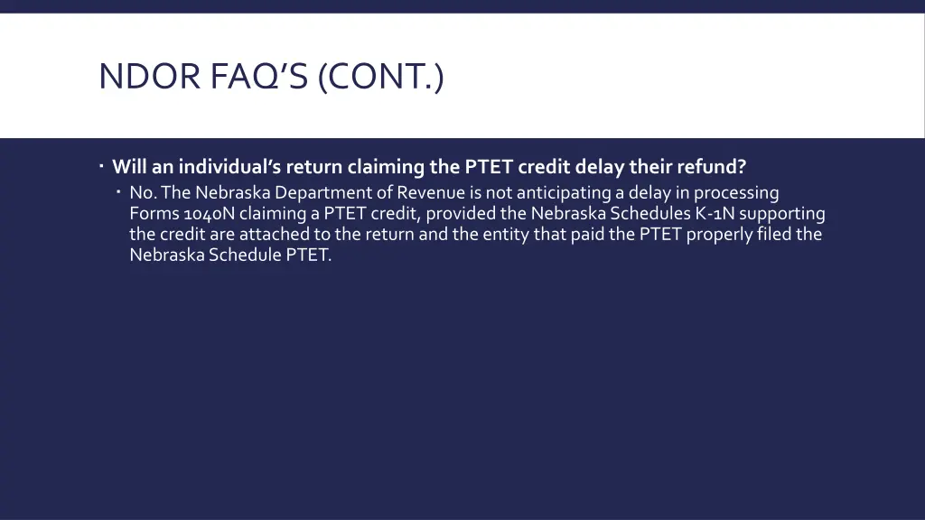 ndor faq s cont 18