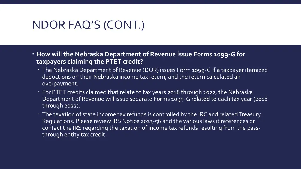 ndor faq s cont 20