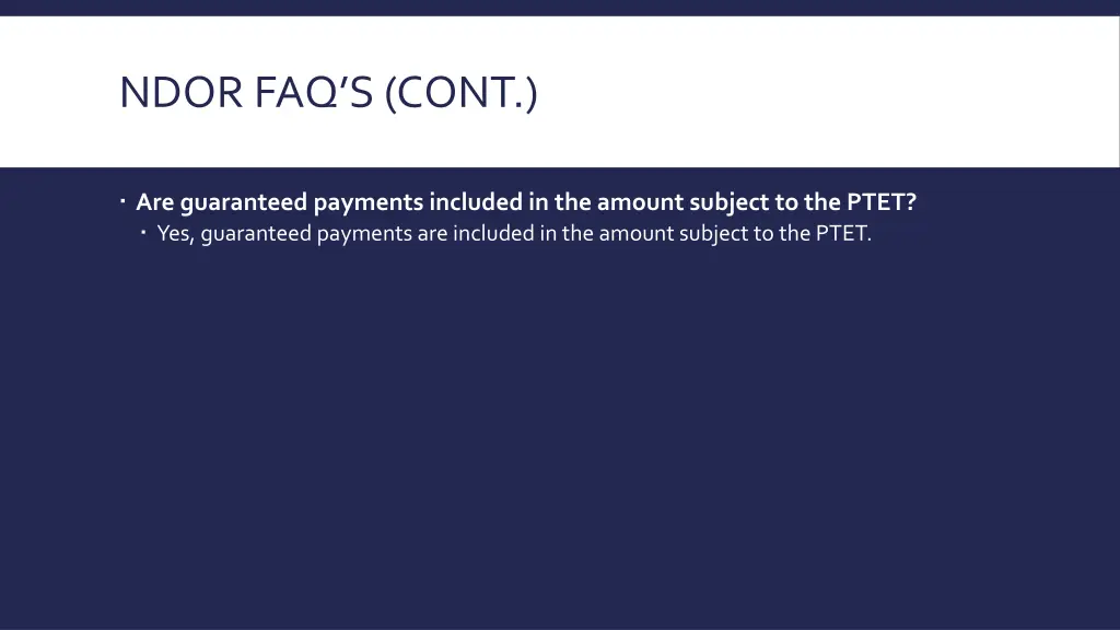 ndor faq s cont 7