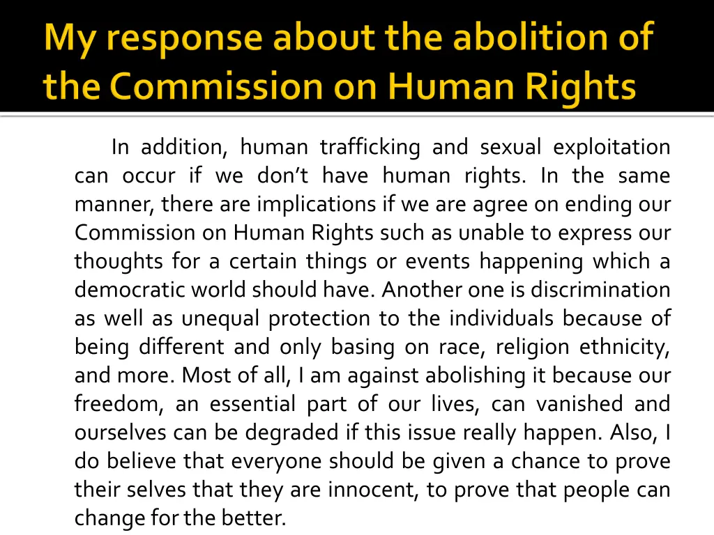 in addition human trafficking and sexual