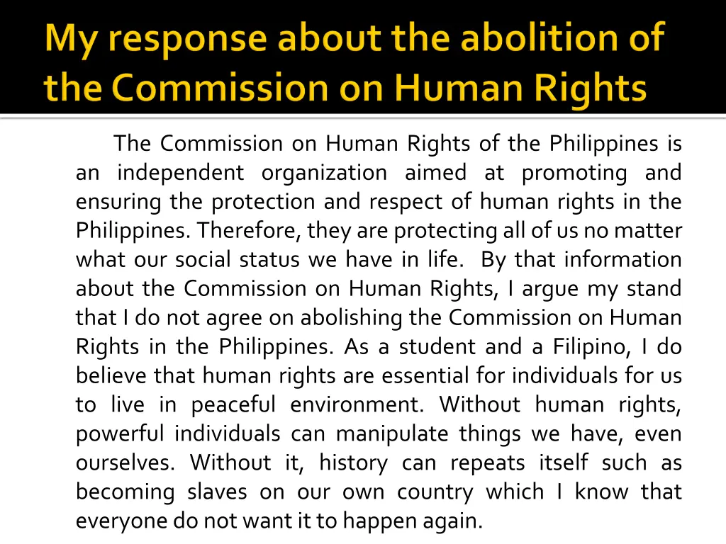 the commission on human rights of the philippines