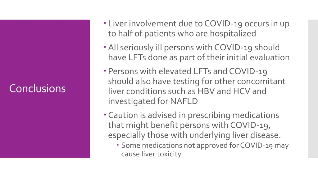 liver involvement due to covid 19 occurs