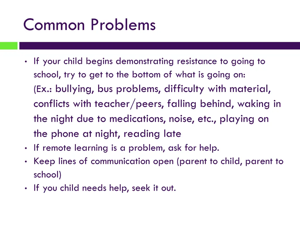 common problems