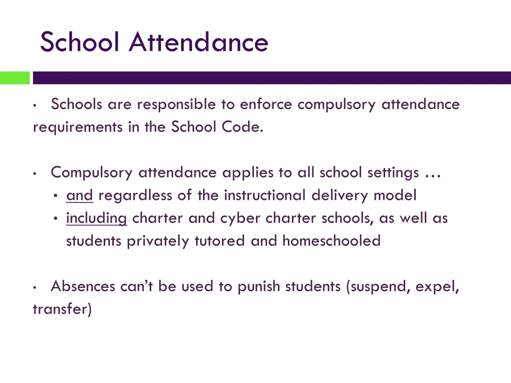 school attendance