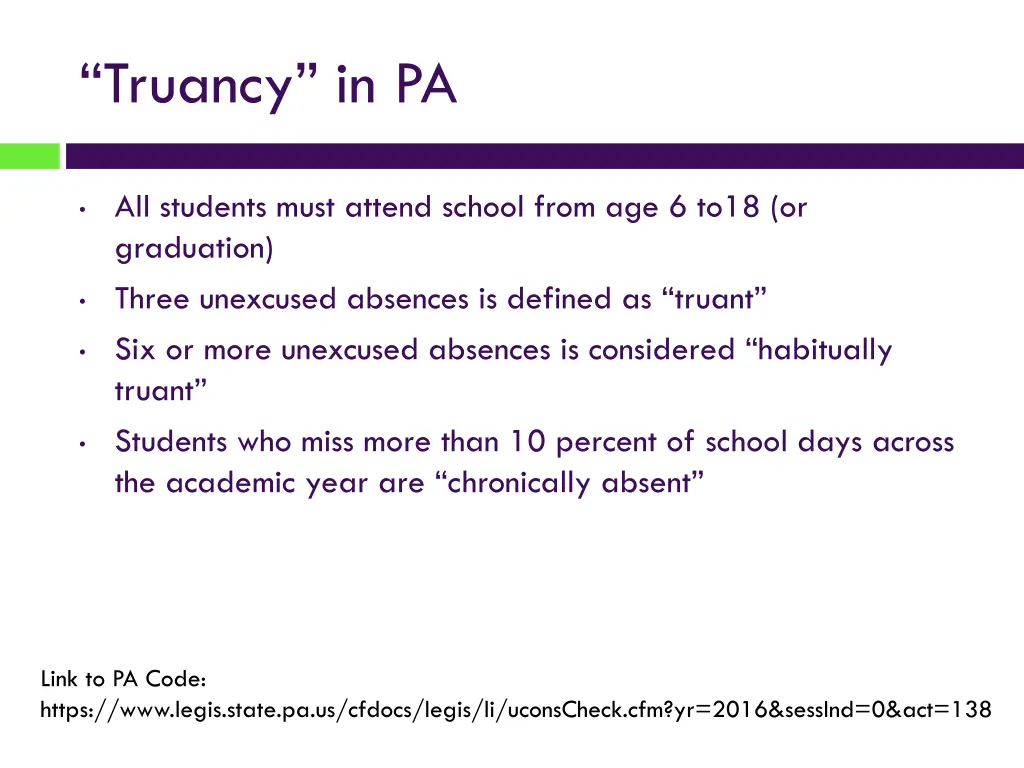 truancy in pa