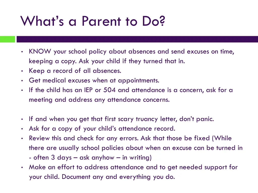 what s a parent to do