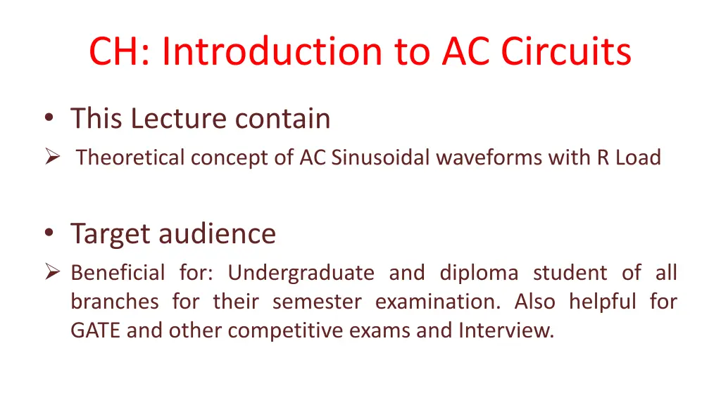 ch introduction to ac circuits