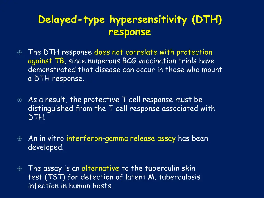 delayed type hypersensitivity dth response