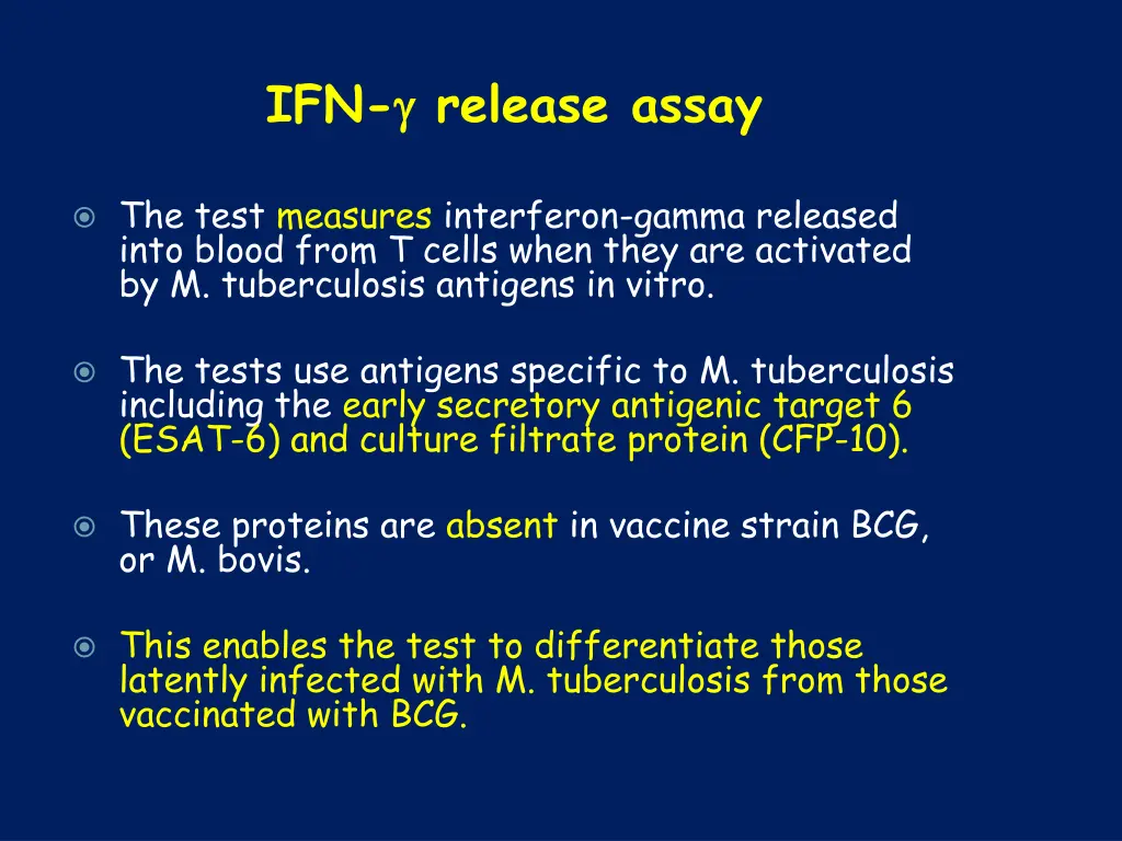 ifn release assay