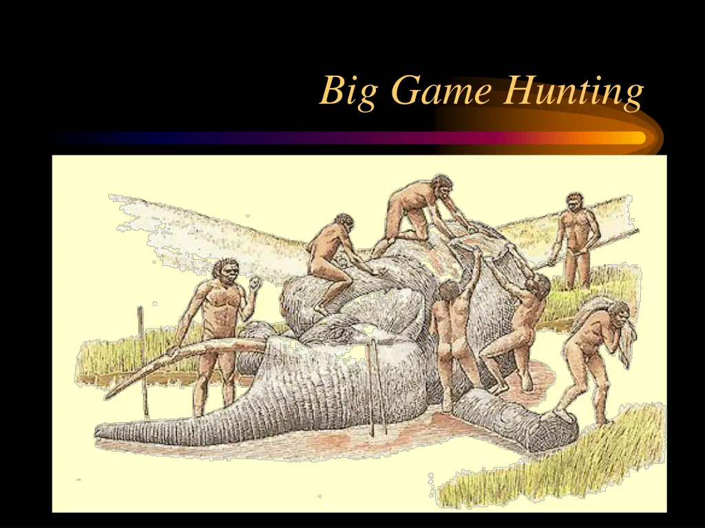 big game hunting
