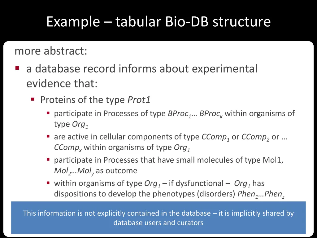 example tabular bio db structure 2