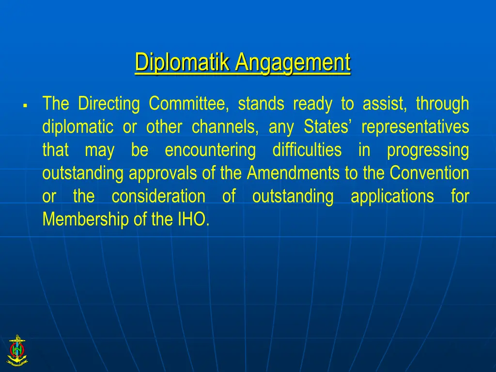 diplomatik angagement 1