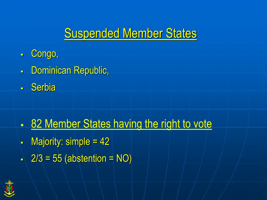 suspended member states