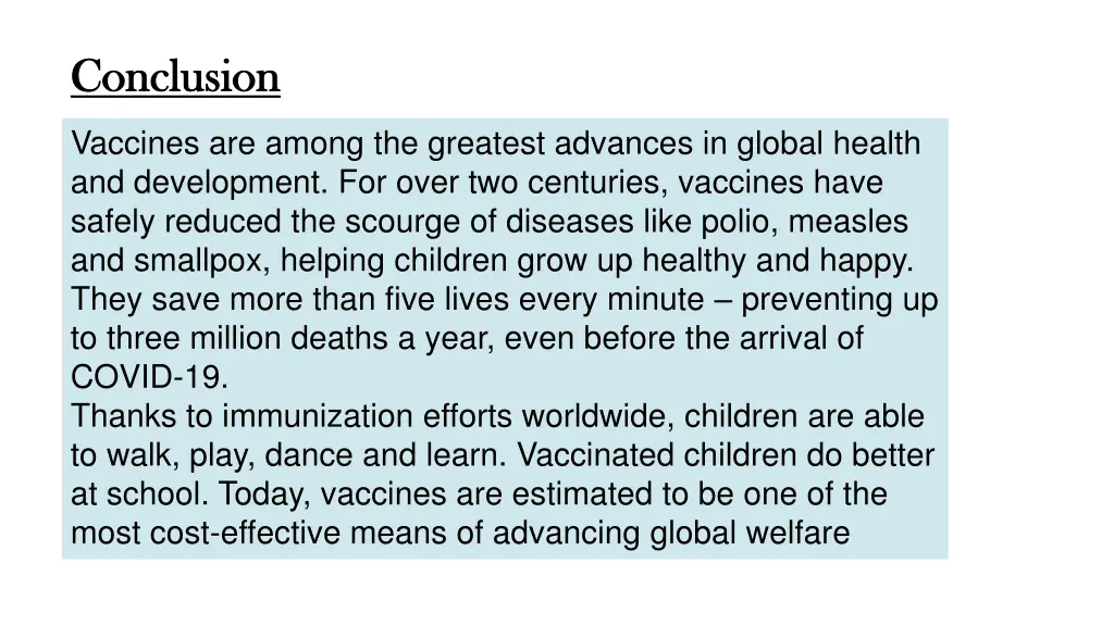 conclusion conclusion