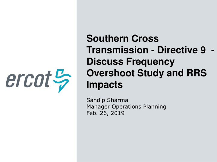 southern cross transmission directive 9 discuss