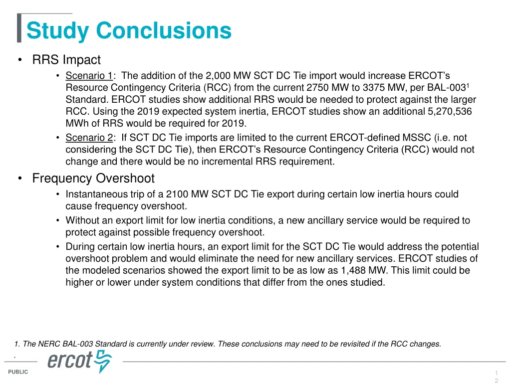 study conclusions