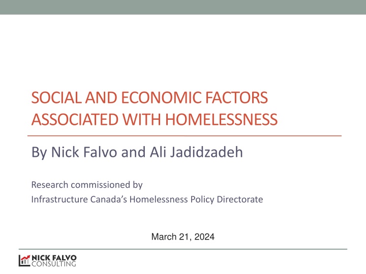 social and economic factors associated with