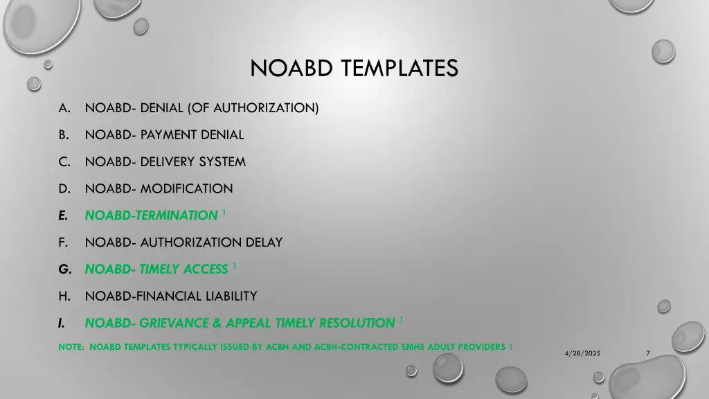 noabd templates