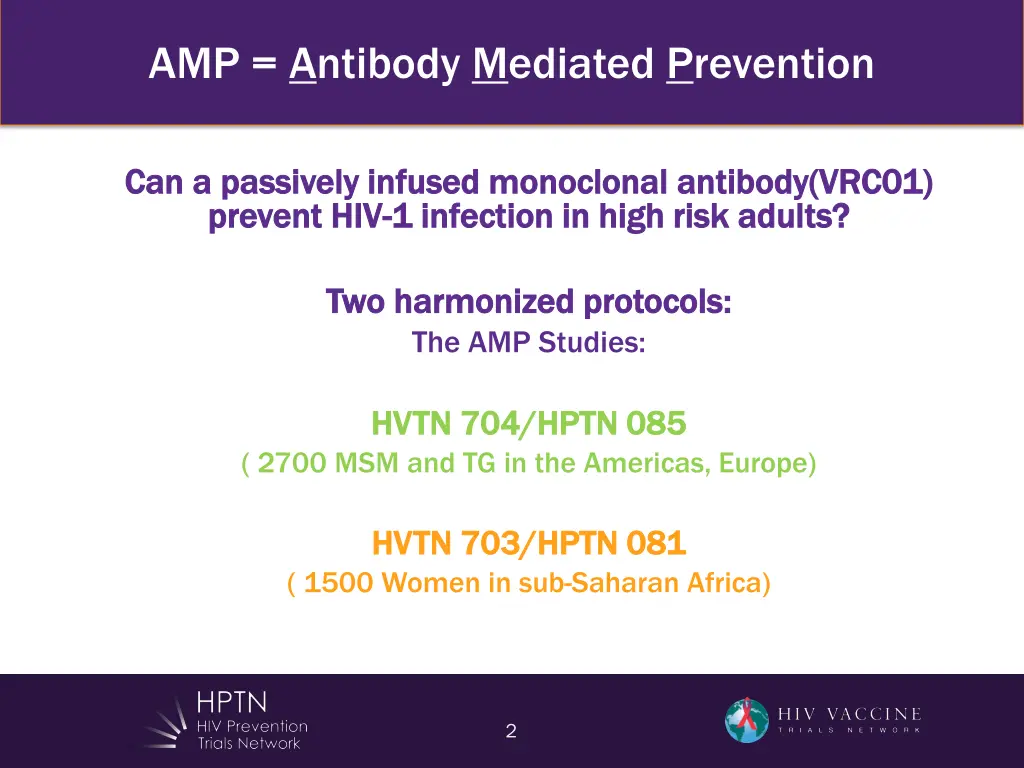 amp antibody mediated prevention