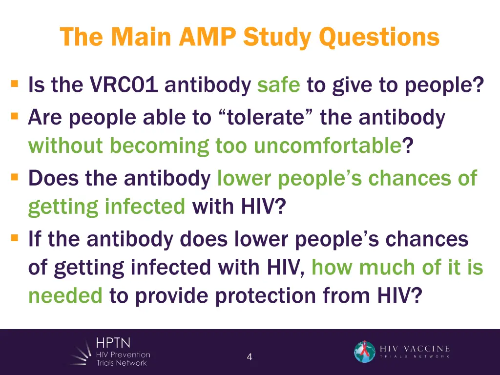 the main amp study questions